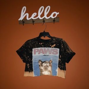 Refashioned crop top